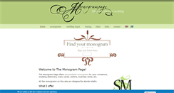 Desktop Screenshot of monogrampage.com